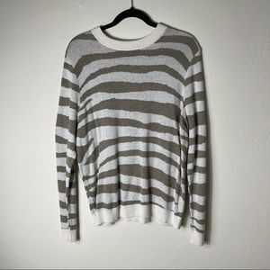 A New Day Zebra Striped Sweater